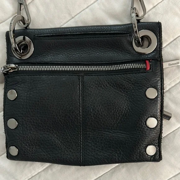 Hammitt Montana Rev Small Black Crossbody Bag with Metal Studs - Picture 6 of 12